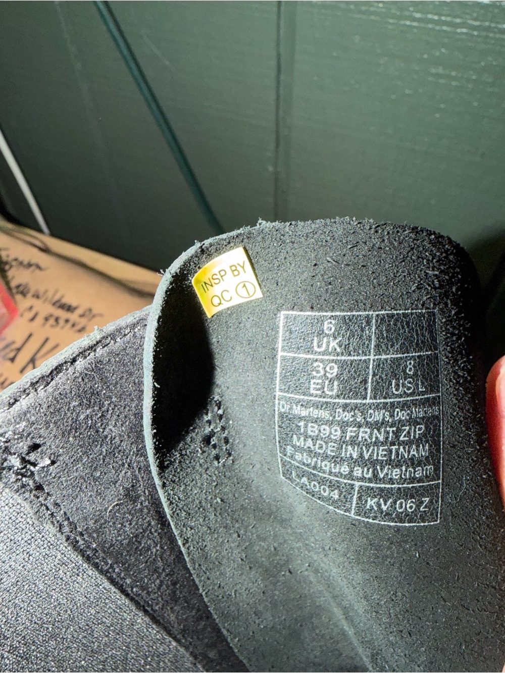 Dr Martens Black Women's Front-Zip Boots - Picture 3 of 4